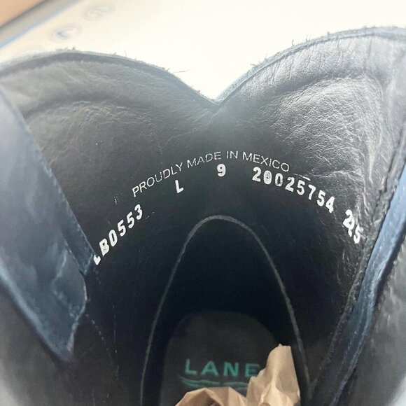 Lane Boots PLAIN JANE Womens Cowboy Bootie 9 Blue Western Cowgirl Ankle Boots - Picture 9 of 11